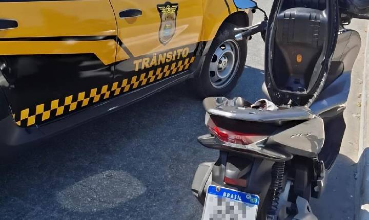 Ação da Semurb recupera moto com registro de furto no Jardim Califórnia