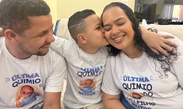 Aos 9 anos, Heitor celebra remissão da leucemia após tratamento no GRAACC