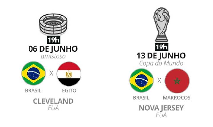 Brasil x Egito: onde assistir ao vivo, horário e escalações do amistoso da Seleção