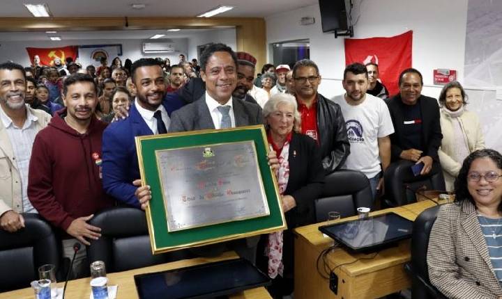 Câmara concede Título de Cidadão Osasquense ao deputado Orlando Silva