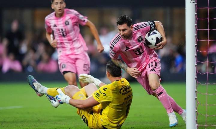 Com dois de Messi, Inter Miami vence Atlético San Luis pela Copa da Liga