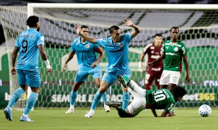 Cuca valoriza empate do Santos contra o Palmeiras sem Neymar: 