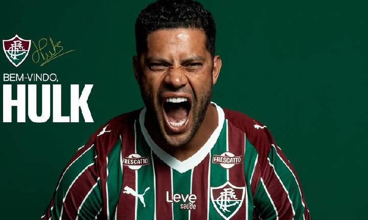 Fluminense anuncia a contratação do atacante Hulk: 'Muito feliz em fazer parte dessa família'