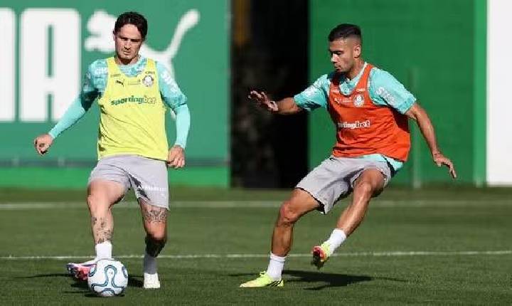 Khellven treina com o grupo e deve reforçar o Palmeiras na Libertadores