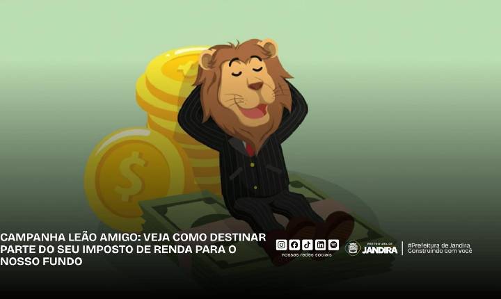 Leão Amigo: transforme seu Imposto de Renda em apoio social