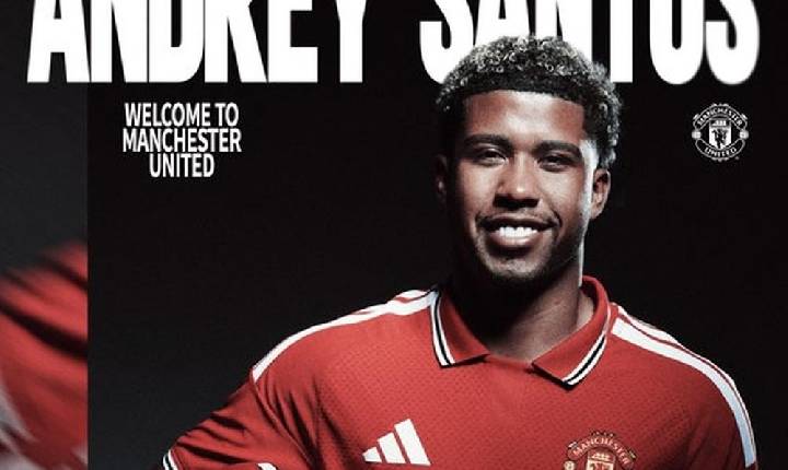 Manchester United anuncia contratação de Andrey Santos