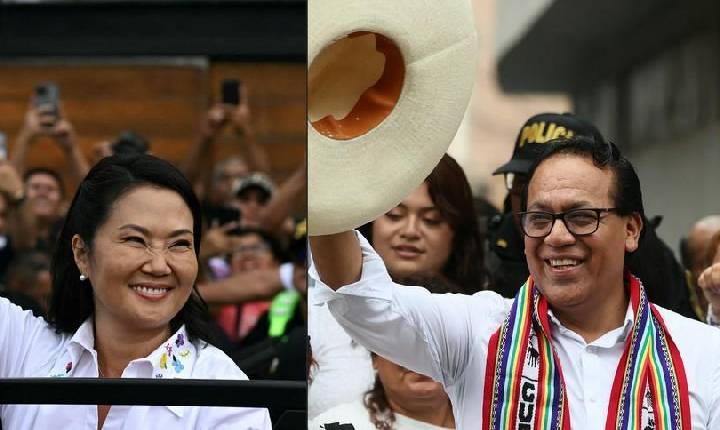 Peru: resultado da eleição segue indefinido com Sánchez e Keiko Fujimori disputando voto a voto