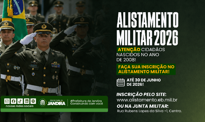 Prazo para o Alistamento Militar 2026 termina em 30 de junho