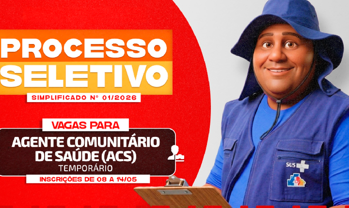 Prefeitura de Jandira abre inscrições para processo seletivo de Agente Comunitário de Saúde