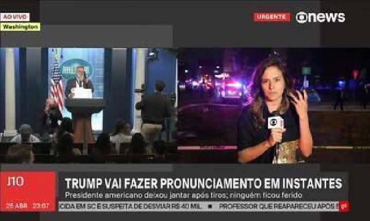 Trump é retirado de jantar após tiros em hotel nos EUA; veja momento