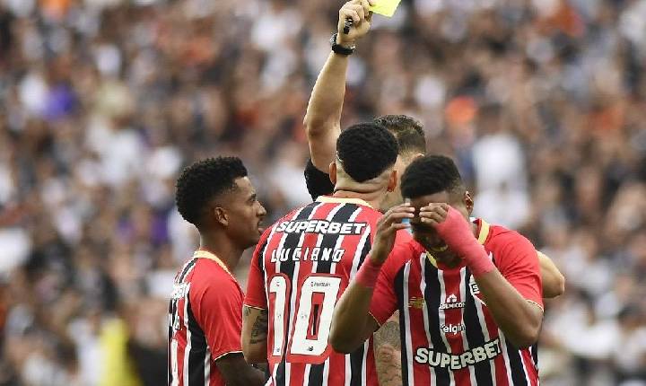 Veja quem mais recebeu cartões pelo São Paulo em 2026