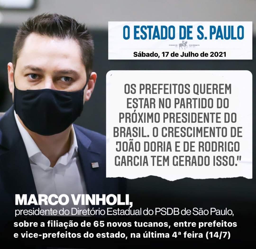 Candidato nas prévias, Doria filia prefeitos e amplia base no PSDB