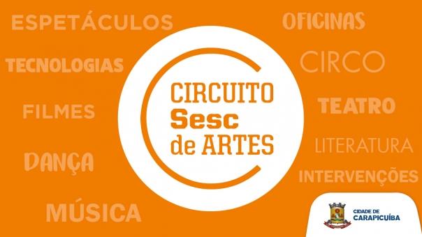 Em parceria, Secretaria de Cultura de Carapicuíba realizará Circuito Sesc de Artes
