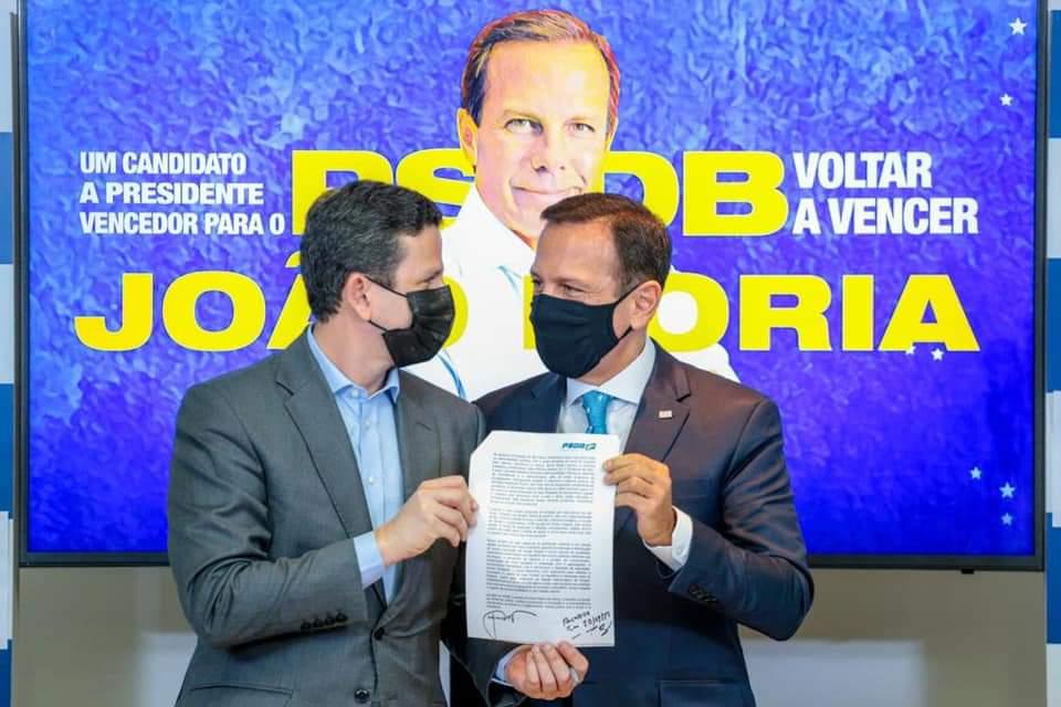 João Doria vái até Brasília e se inscreve na prévias interna para concorrer a Presidência da República em 2022