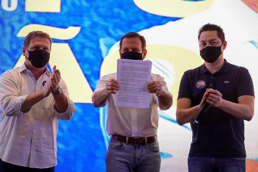 Com a presença do Presidente Estadual do PSDB, Vinholi, Doria, recebe apoio de 350 prefeitos e vices tucanos nas prévias