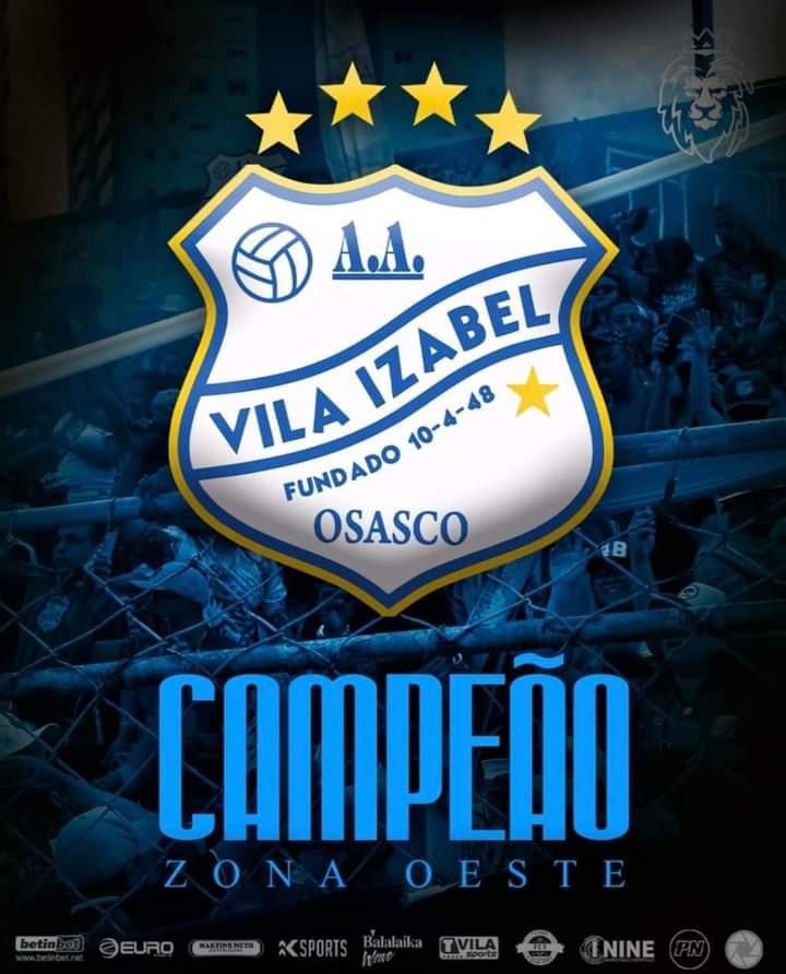 Vila Izabel é Campeão da Copa Martins Neto na fase Zona Oeste