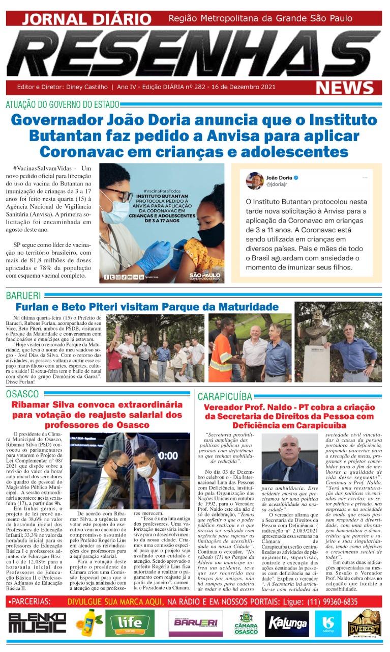 Somos a Resenha que mais cresceu em 2021