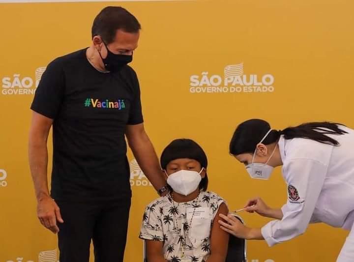 Governo Doria inicia vacinação em crianças com  comorbidades