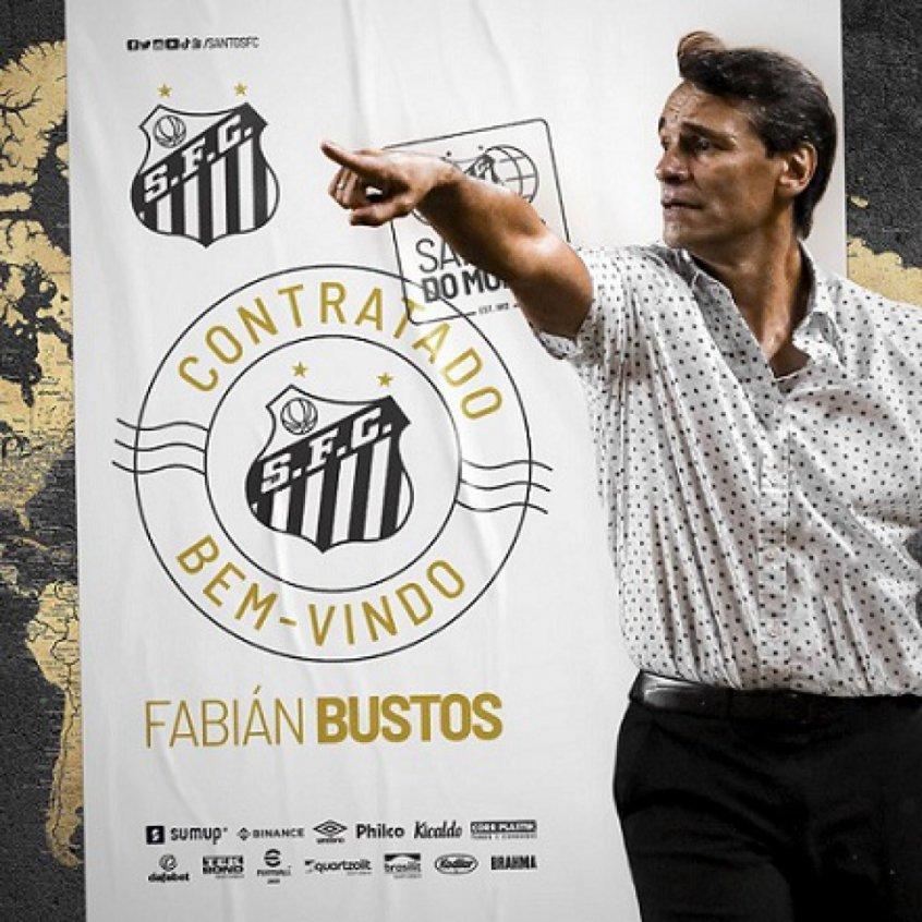 Santos anuncia a contratação do técnico argentino Fábian Bustos
