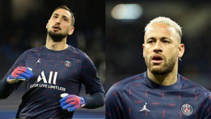 Neymar e Donnarumma brigam e precisam ser separados no vestiário do PSG, diz jornal