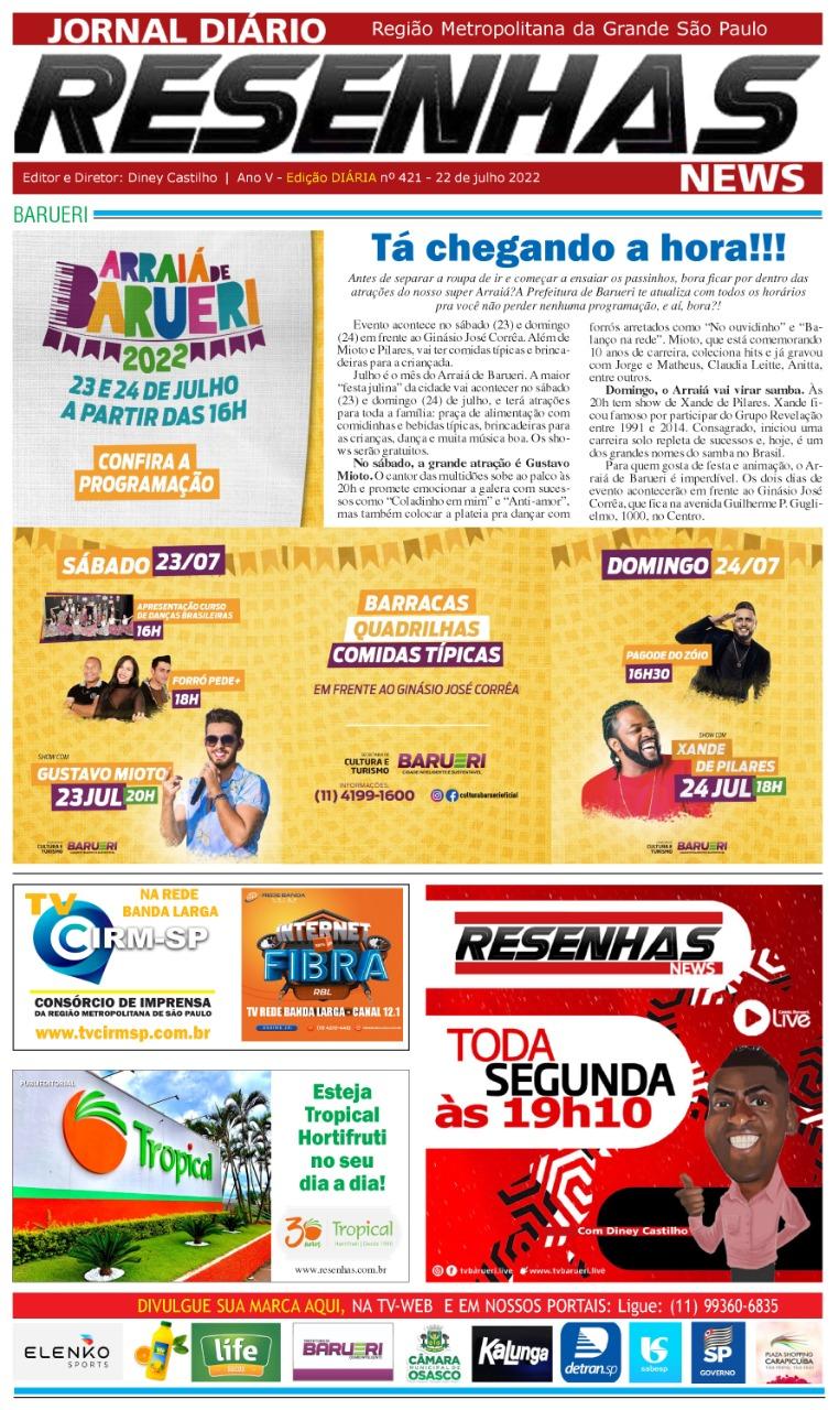A Resenha que mais cresce em 2022