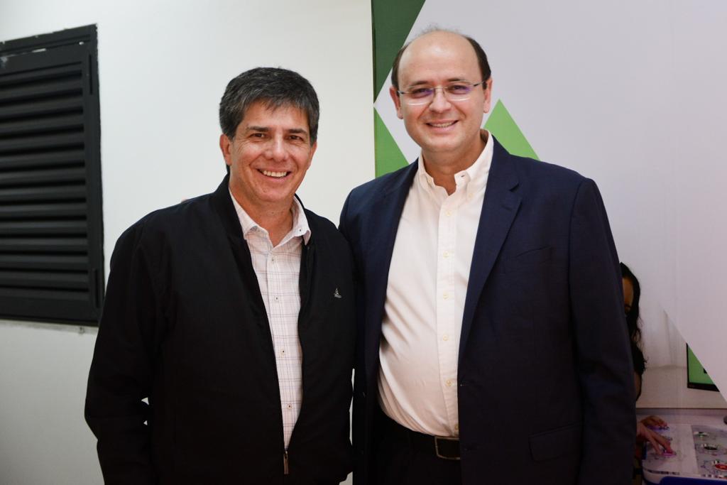 Secretário de Educação de Osasco, Cláudio Piteri, recebe a visita do Ex-Ministro da Educação, Rossieli Soares