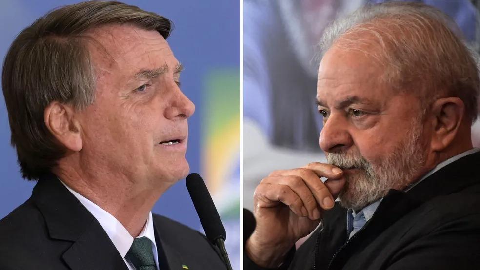 Ipec: Bolsonaro tem 47% de rejeição e Lula tem 36%