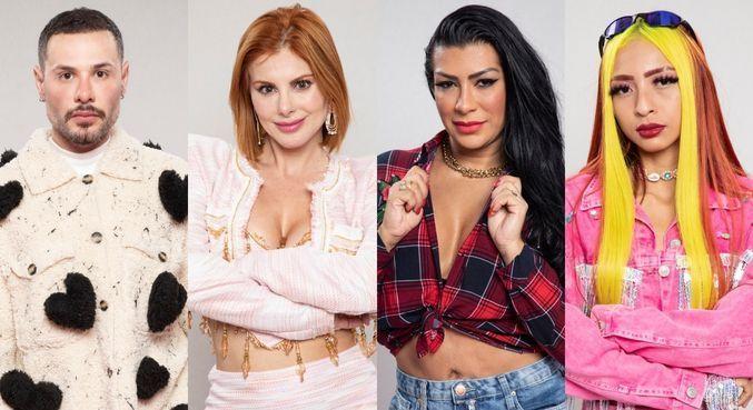 Alex, Deborah, Moranguinho e Ruivinha de Marte formam a oitava Roça de A Fazenda 14