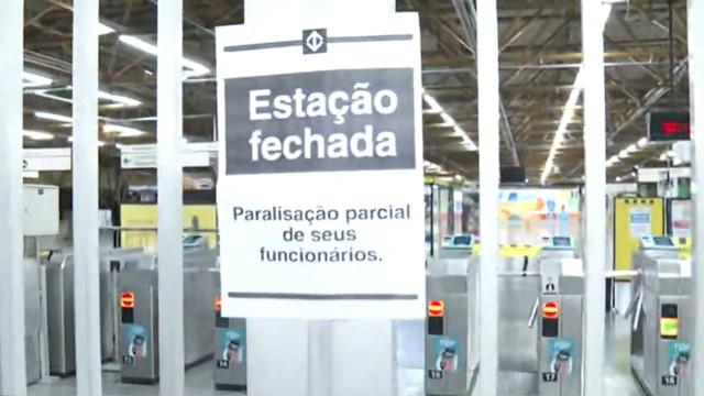 Greve: Metrô diz que linhas 1-Azul, 2-Verde e 3-Vermelha estão em operação parcial; Linha 15 - Prata segue parada