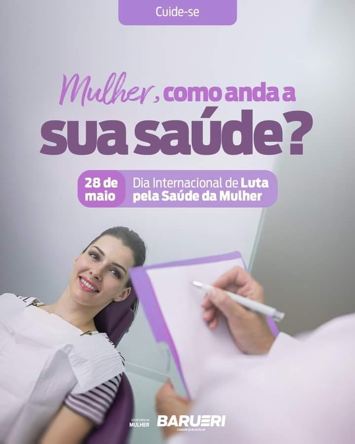 Em Barueri saúde da mulher é prioridade