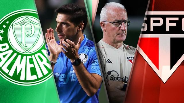 Dorival x Abel: técnicos de São Paulo e Palmeiras se enfrentam em meio a rumores sobre Seleção