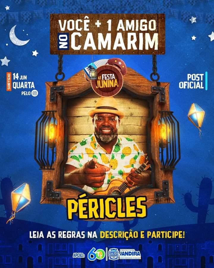Você e + 1 no Camarim com Péricles na Festa Junina de Jandira