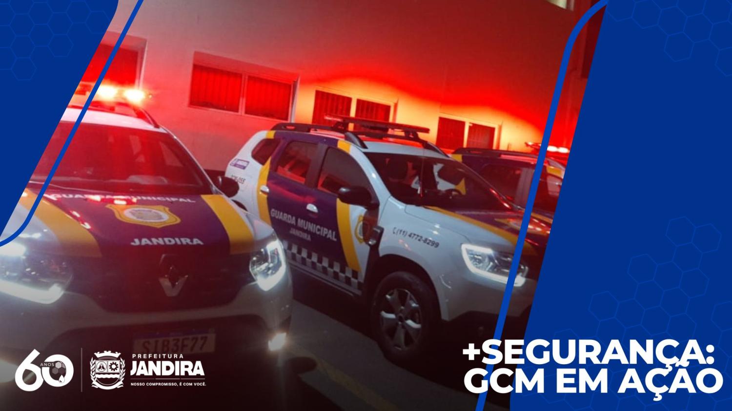 Quadrilha é capturada pela GCM de Jandira e presa em flagrante após roubo no Polo Industrial