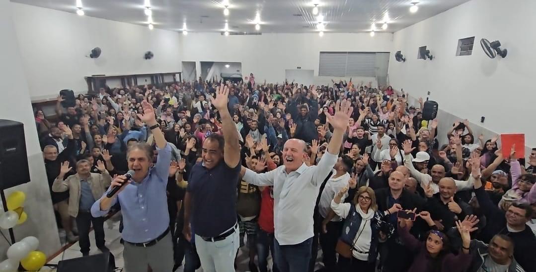 Vice-prefeito do Furlan, Piteri, é recebido pelo Vereador, Keu Oliveira, no Jd. Silveira