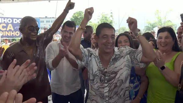 Zeca Pagodinho ganha estátua em praça de Xerém, reduto do sambista na Baixada Fluminense