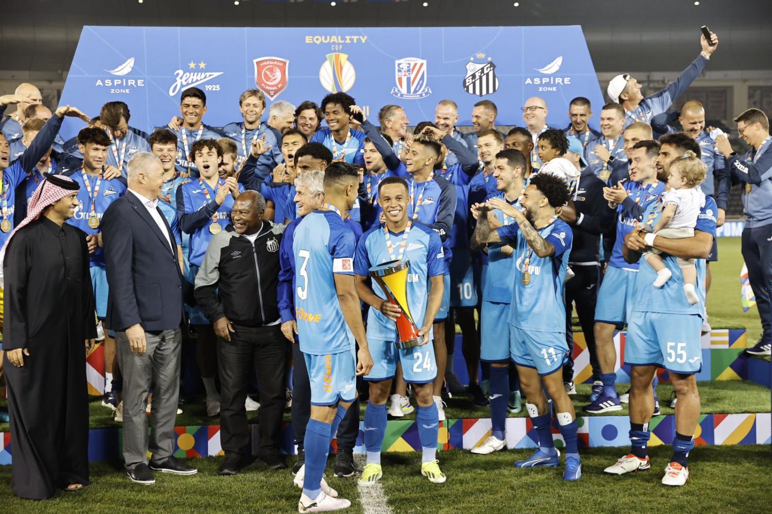 Com Zenit, Pedro conquista Copa da Igualdade em cima do Santos por 4x1