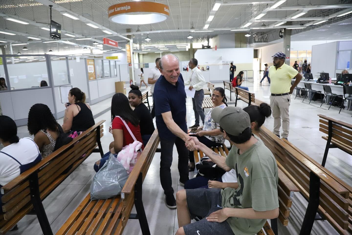 Vice do Furlan, Piteri, visitou o Ganha Tempo
