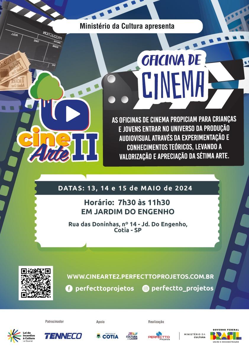 Escolas públicas de Cotia recebem o projeto Cine Arte