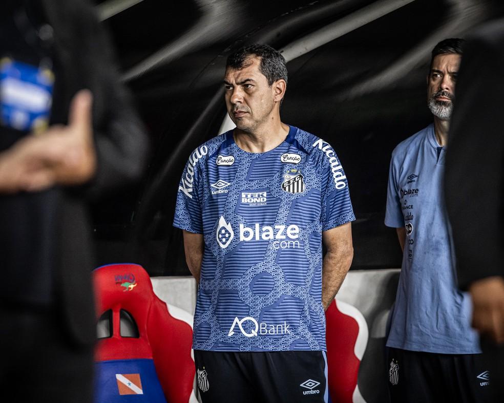 Carille valoriza vitória do Santos e liderança mantida: 