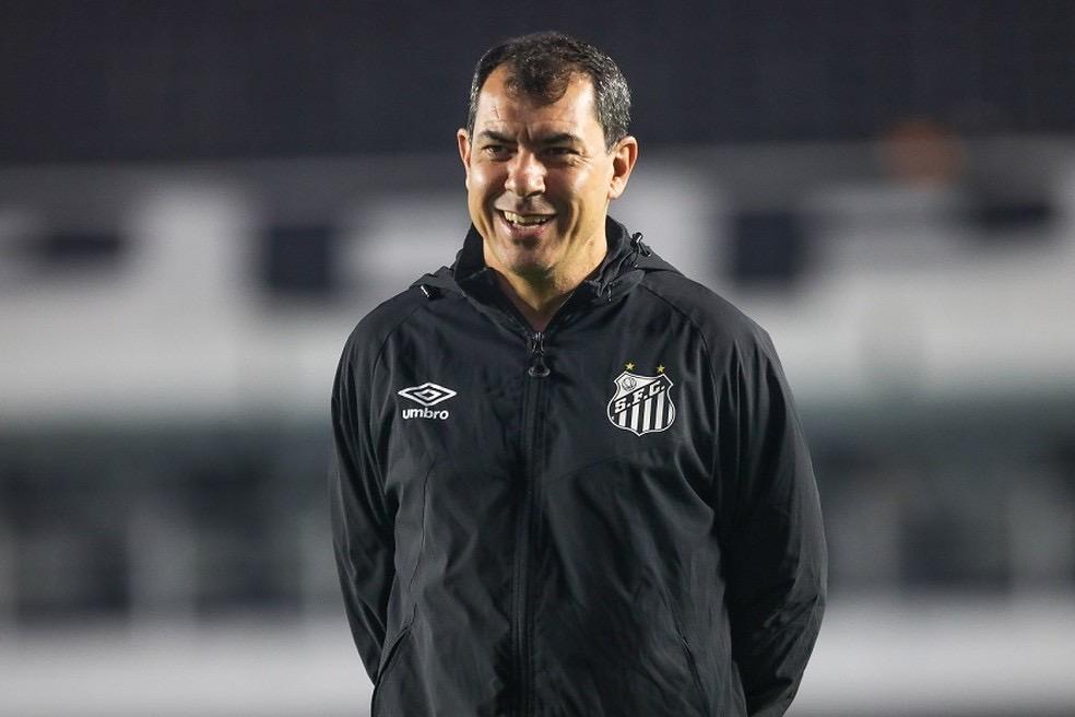 Carille vê torcida do Santos impaciente e diz: 