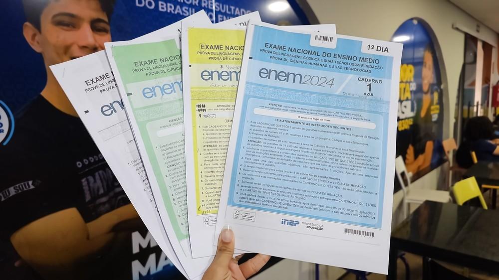 Enem 2024: segundo dia do exame tem provas de matemática e ciências da natureza