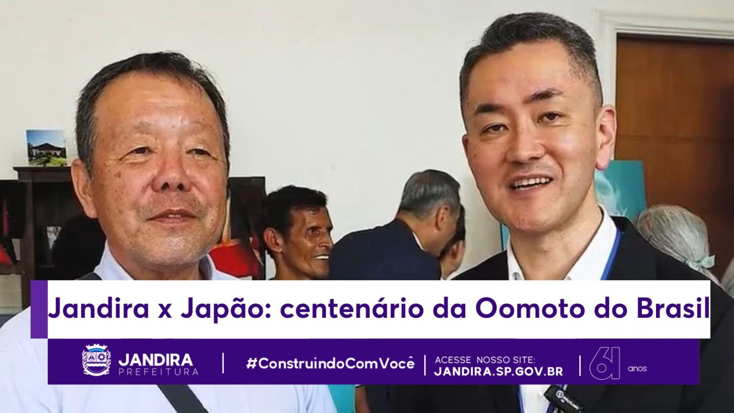 Jandira celebra o centenário da Oomoto do Brasil com exposição de arte e visita de comitiva japonesa