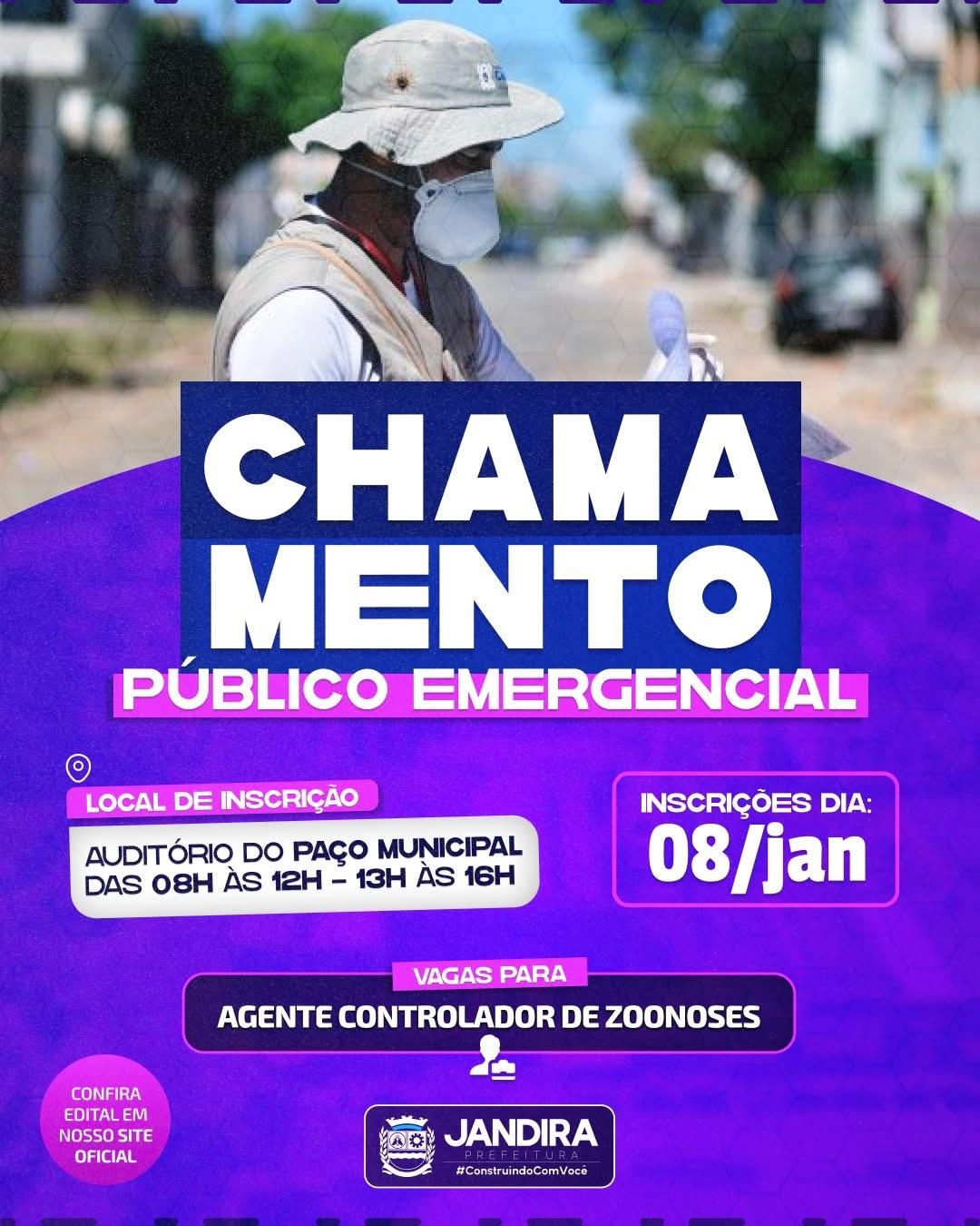 Prefeitura de Jandira vai realizar chamamento público para o próximo dia 08