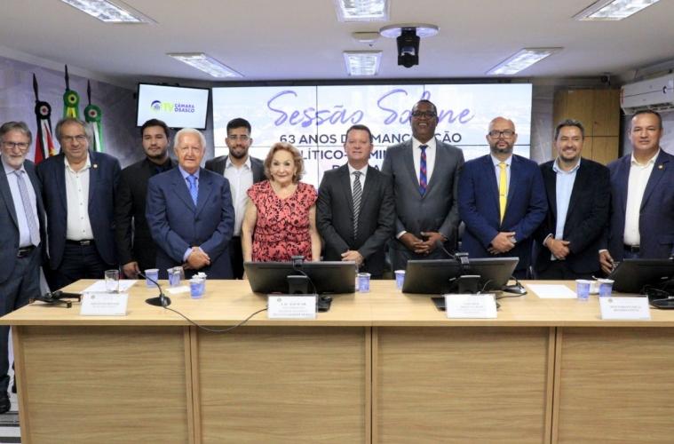 Sessão Solene celebra os 63 anos de Emancipação de Osasco