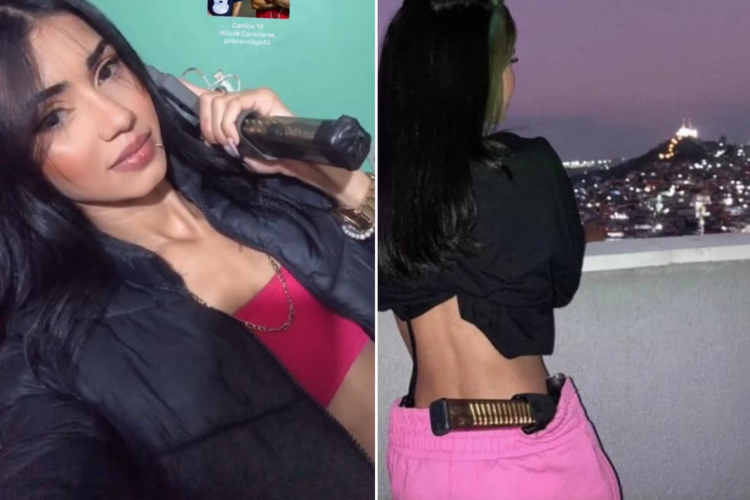 Armas e roupas de guerra, bolo com fuzis: apontada como 'RH do CV' se orgulhava de ser 'bandida'