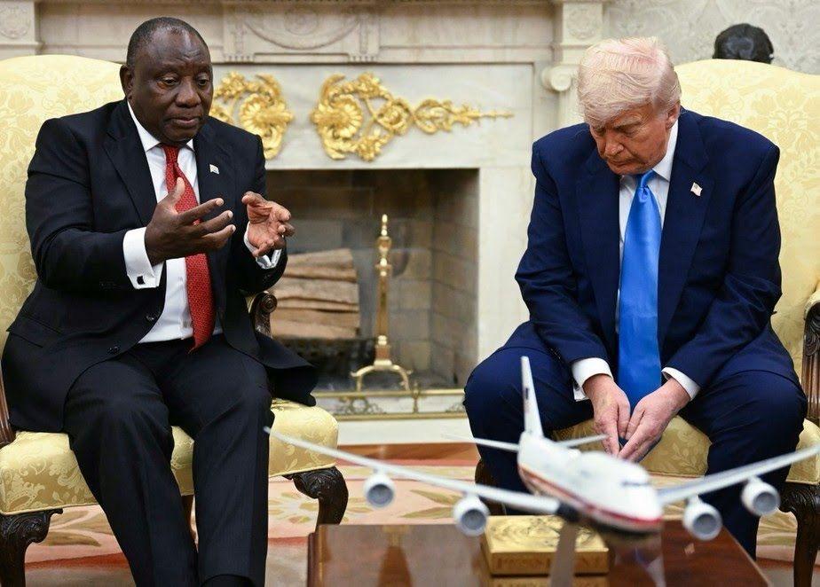 'Não tenho um avião para lhe dar', diz presidente da África do Sul após ser encurralado por Trump na Casa Branca
