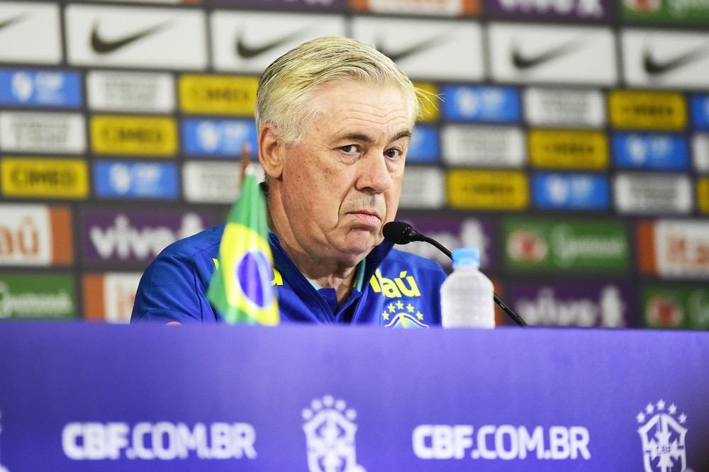 Com vaga na Copa, Ancelotti projeta observações e convoca Seleção para fim das Eliminatórias