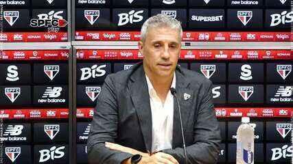 Crespo vê São Paulo no limite, pede calma com jovens e mira Libertadores: 