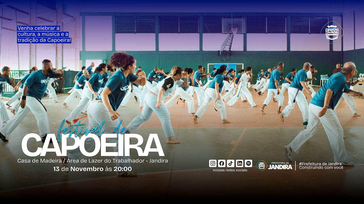 Festival de Capoeira de Jandira 2025 celebra a cultura e o movimento em grande estilo