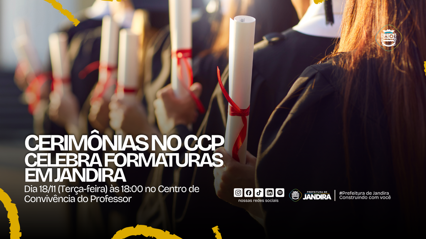 Jandira Celebra Conquistas: Formaturas de Administração e Espanhol Marcam Semana Especial no CCP